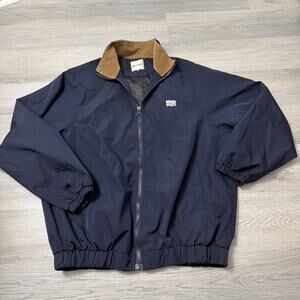 Cattee Navy Blue Windbreaker 2XL “Bunger Whatis”